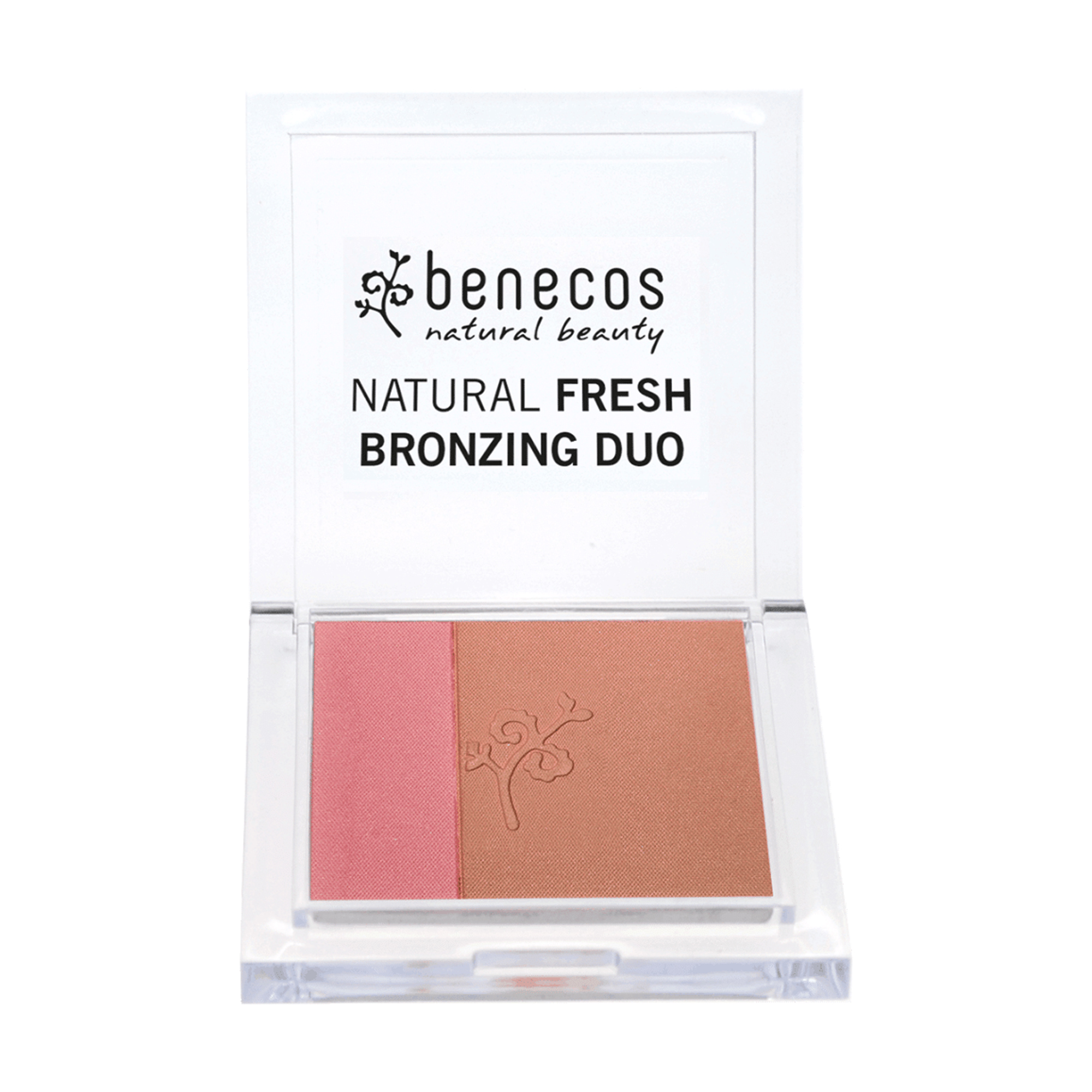 Рум'яна-бронзер для обличчя Benecos Natural Fresh Bronzing Duo, Ibiza Nights, 8 г